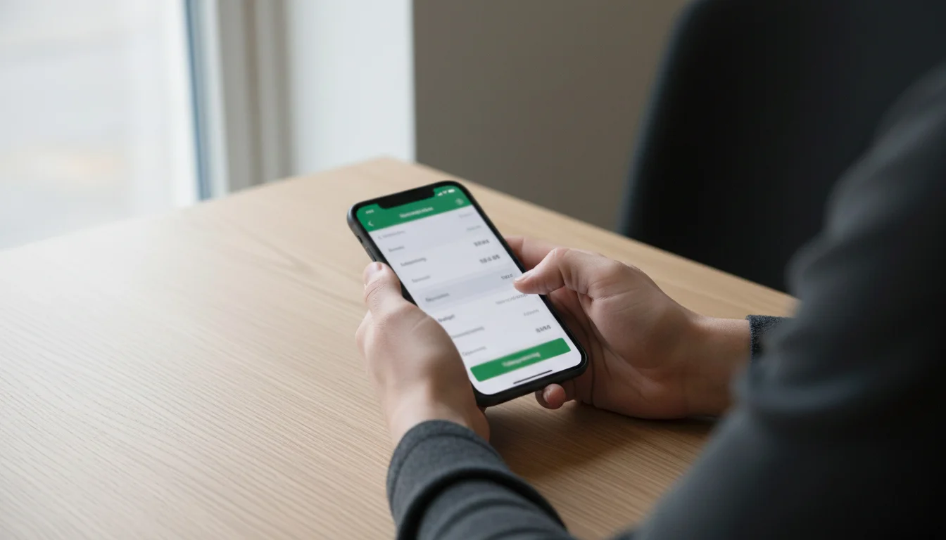 Dansker sætter spilgrænser på en mobiltelefon med ROFUS-skærmbillede synligt